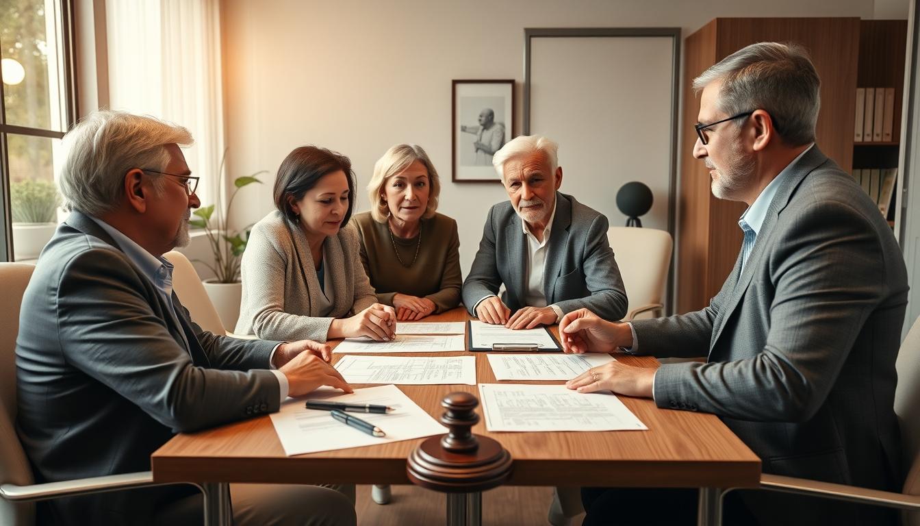 Business agreement signing